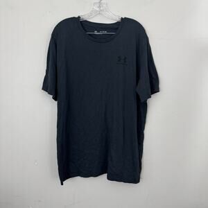 Under Armour Dark Gray Loose Fit Short Sleeve Shirt Men’s Size XXL